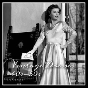 Vintage Dresses 1940s to 1950s ❤️